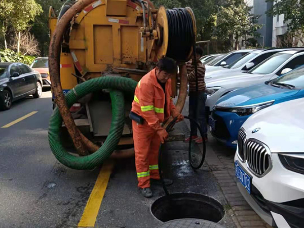 兰山排污管道清淤